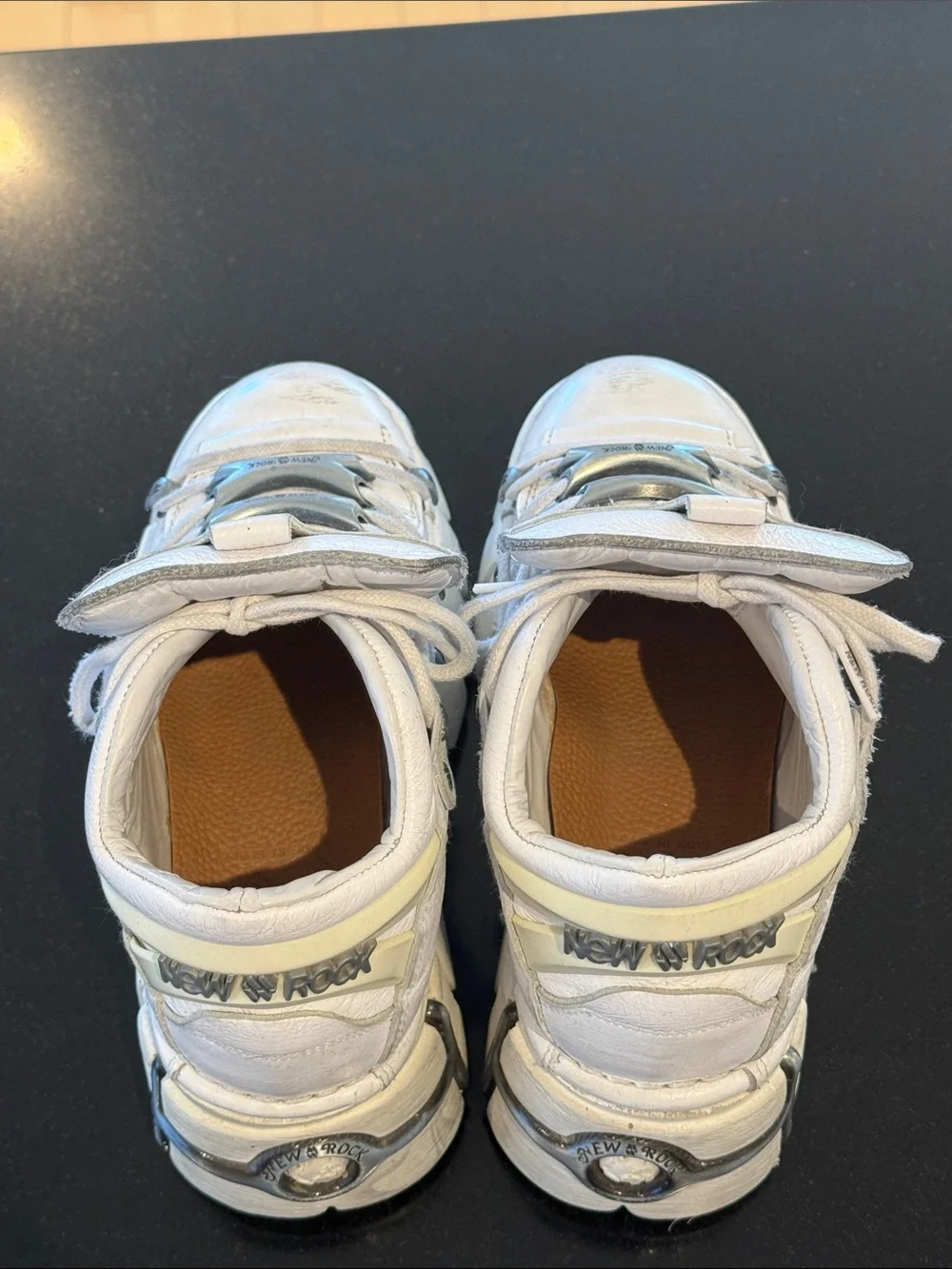 New Rock White Platforms